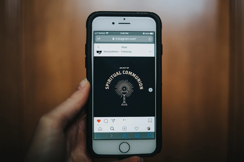 person holding a silver iPhone