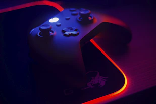 black xbox one game controller