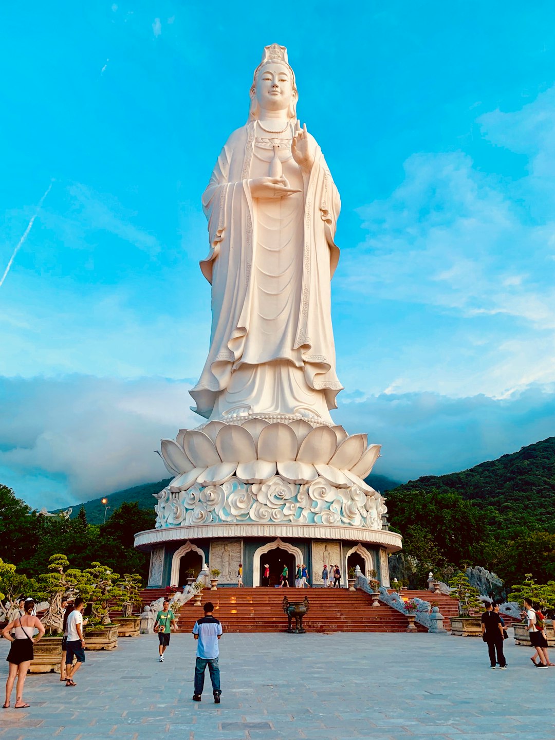 Landmark photo spot Lady Buddha Japanese Covered Bridge