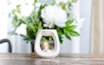 white ceramic mug on brown wooden table
