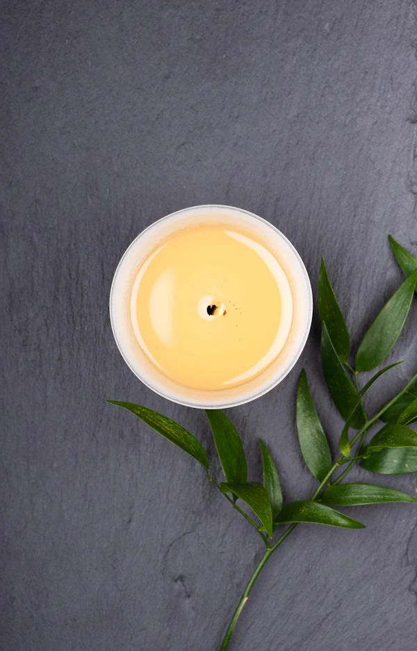 Bougie de massage chauffante