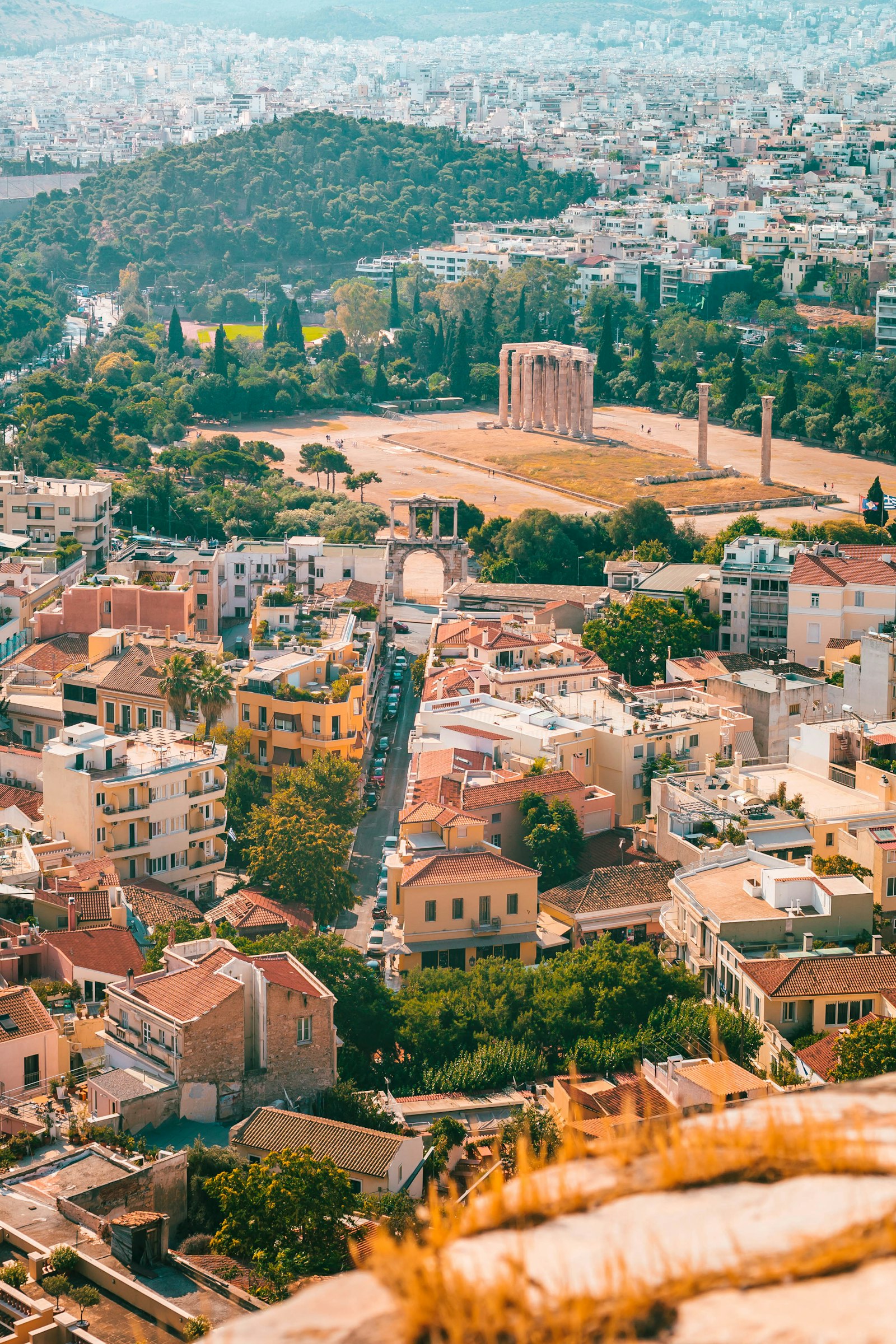 ZEISS Planar T* 50mm F1.4 sample photo. Aerial view of city photography