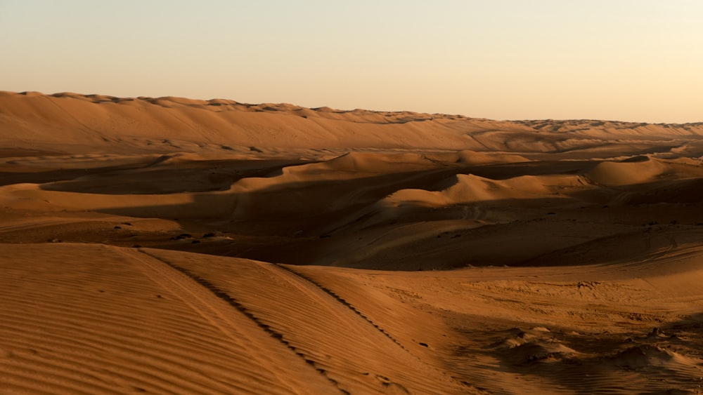 brauner Sand unter weißem Himmel tagsüber