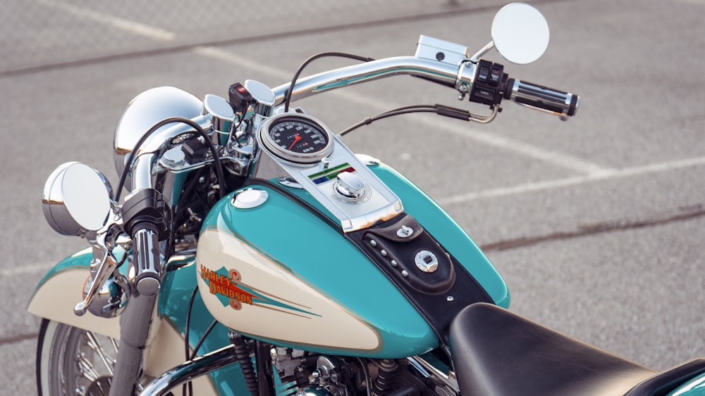 blue and silver motorcycle on road during daytime