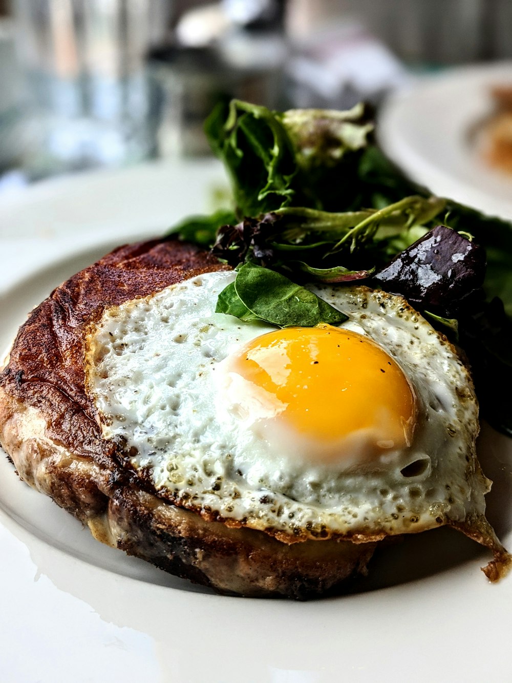 sunny side up egg on bread