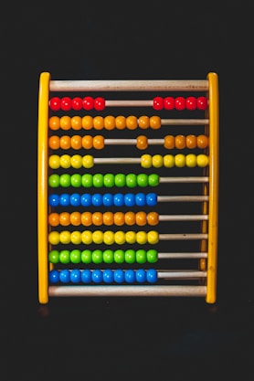 yellow blue and red plastic balls