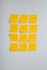 yellow sticky notes on white wall