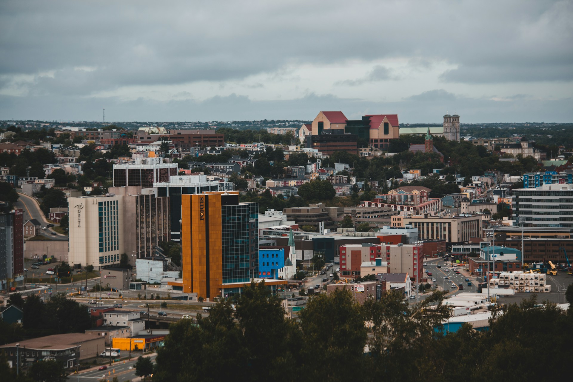 high rise buildings during daytime