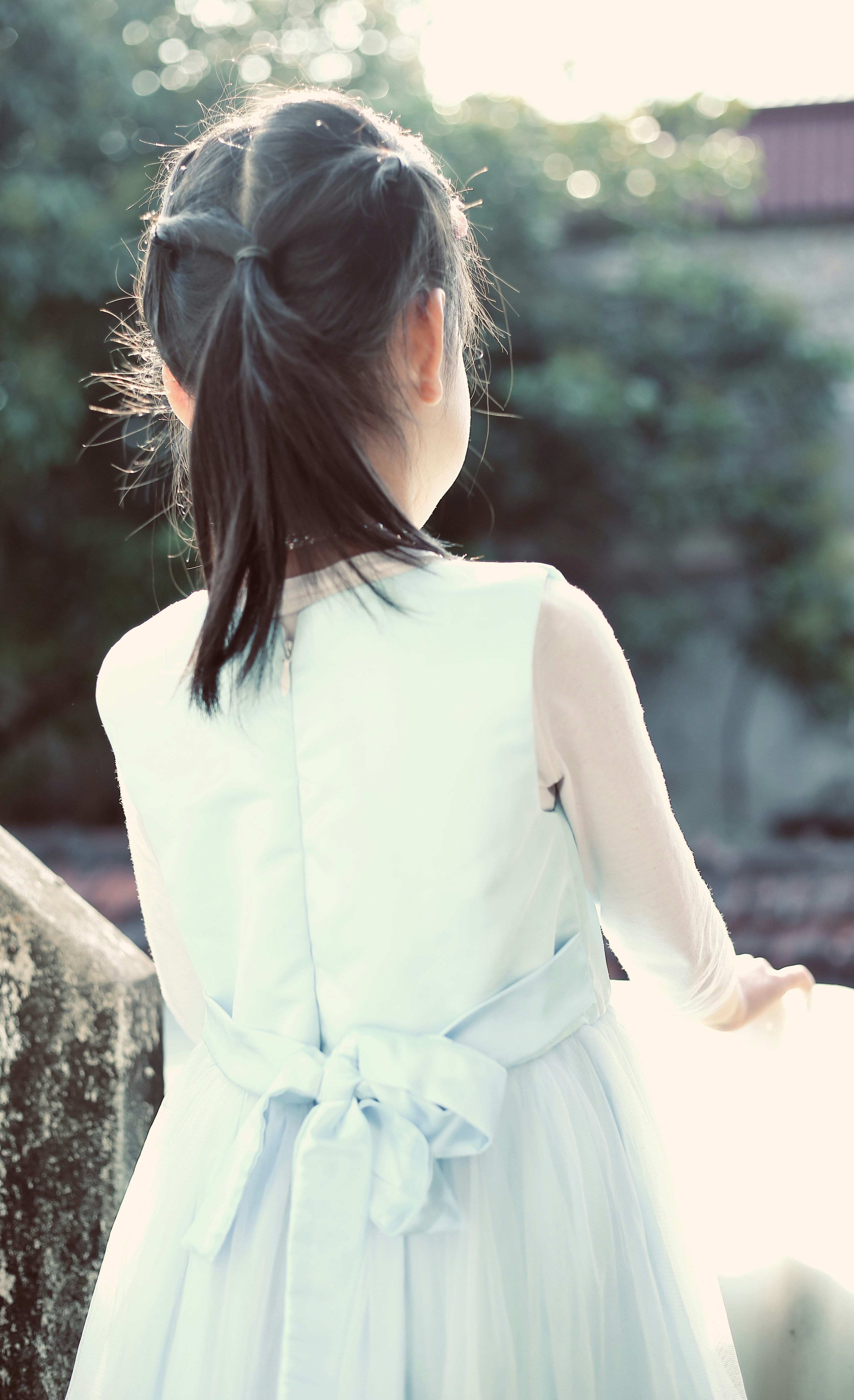 white daytime dress