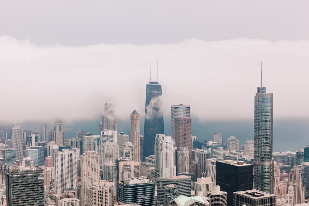 high rise buildings during daytime