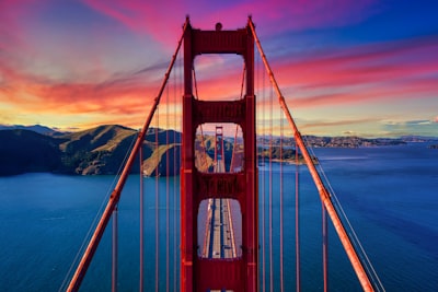 Golden Gate - Aus Drone, United States