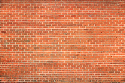 A uniform pattern of red bricks stacked in horizontal rows with visible mortar lines, creating a classic brick wall appearance.