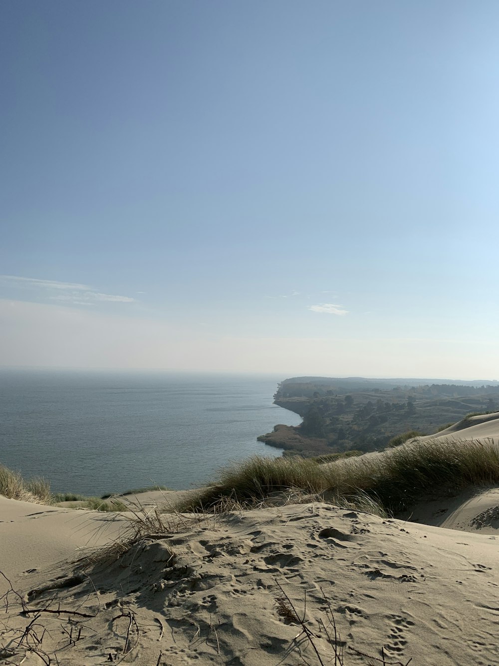 blue sky over the sea