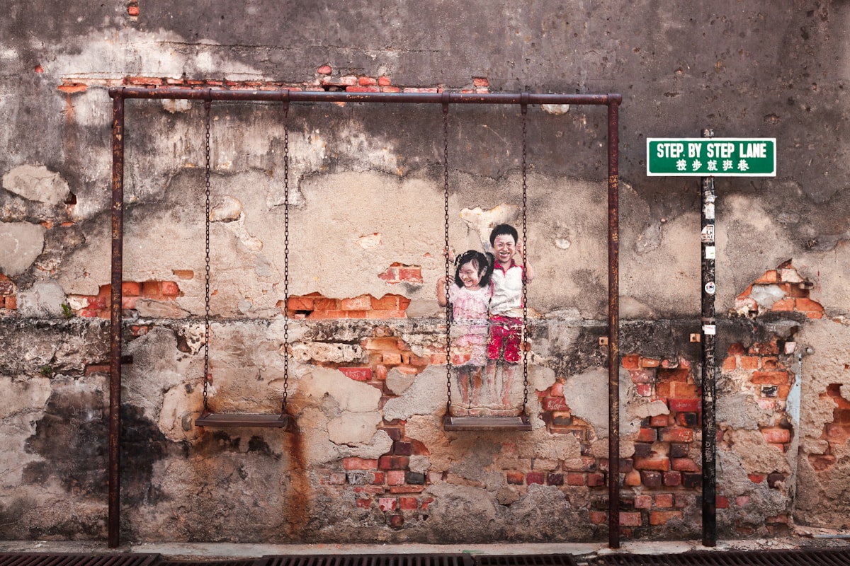 An aerial landscape image of the cityscape of Penang Island