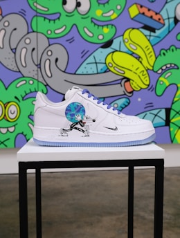 white and blue nike air force 1 high