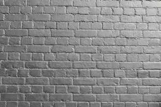 gray and black brick wall