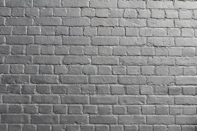 gray and black brick wall