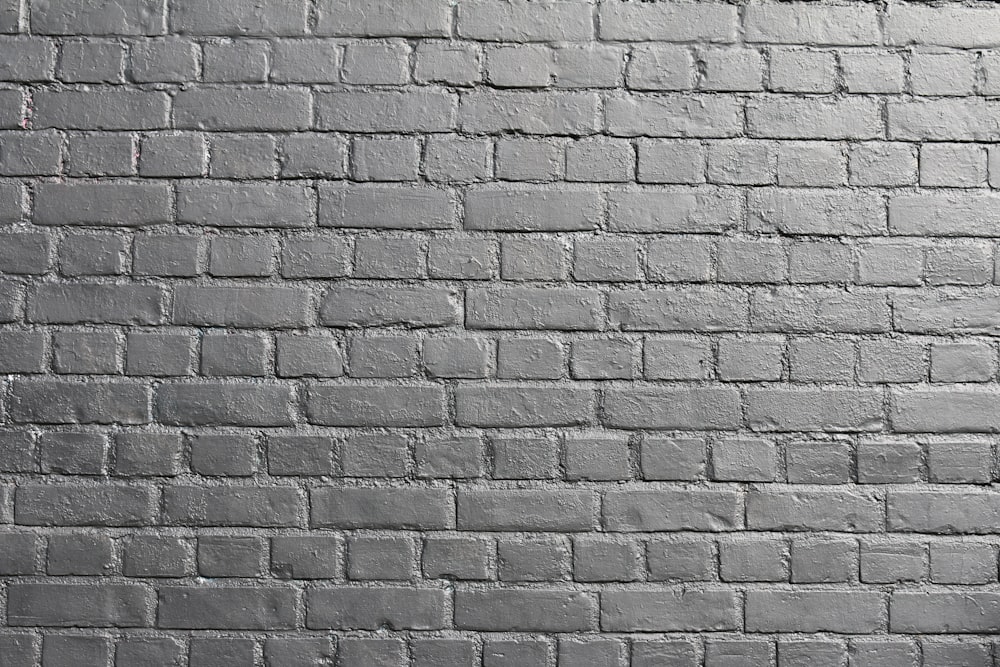 gray and black brick wall