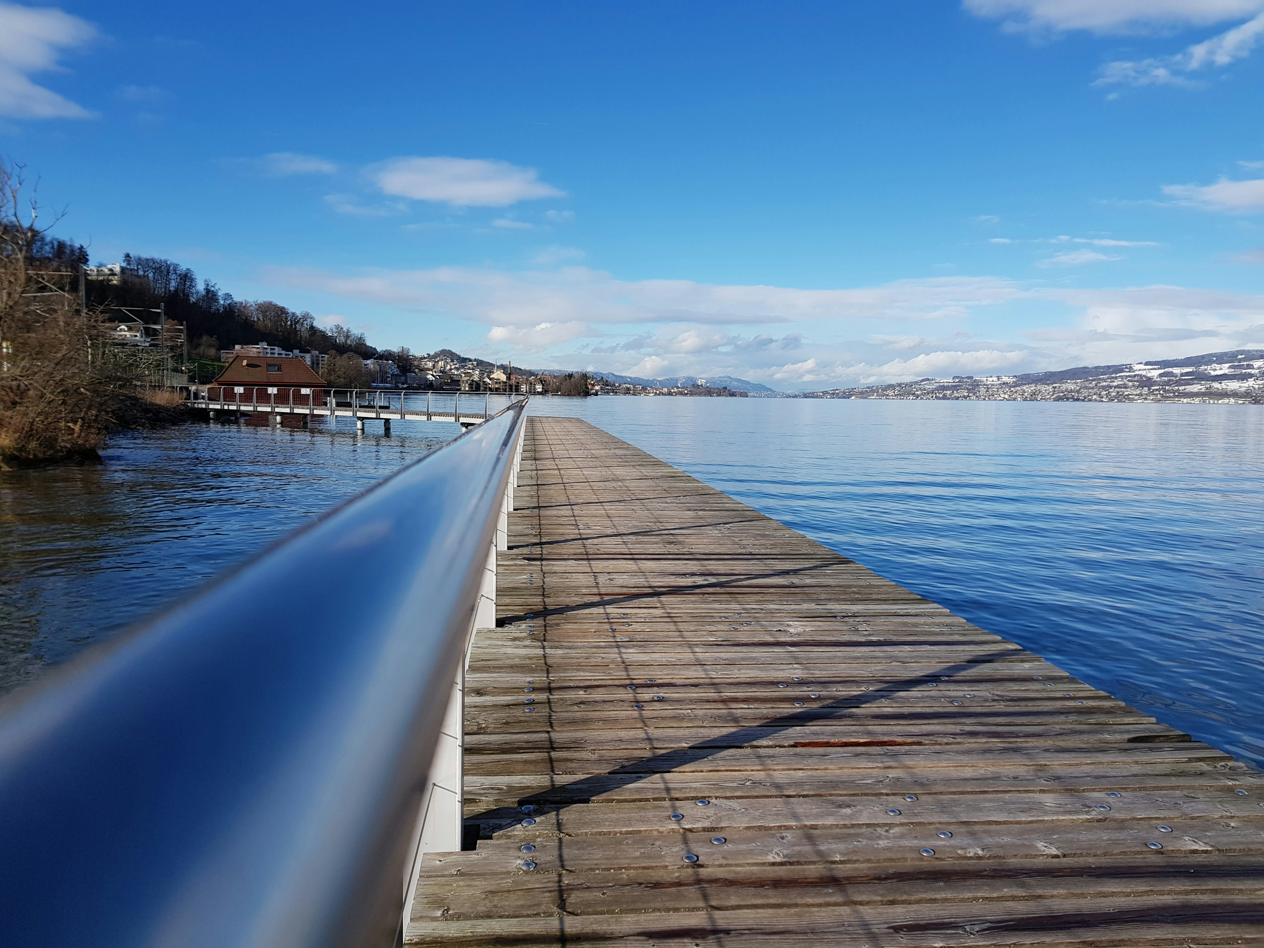 Brown wooden dock on body of water during daytime photo – Free Water ...