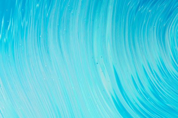 blue and white abstract painting