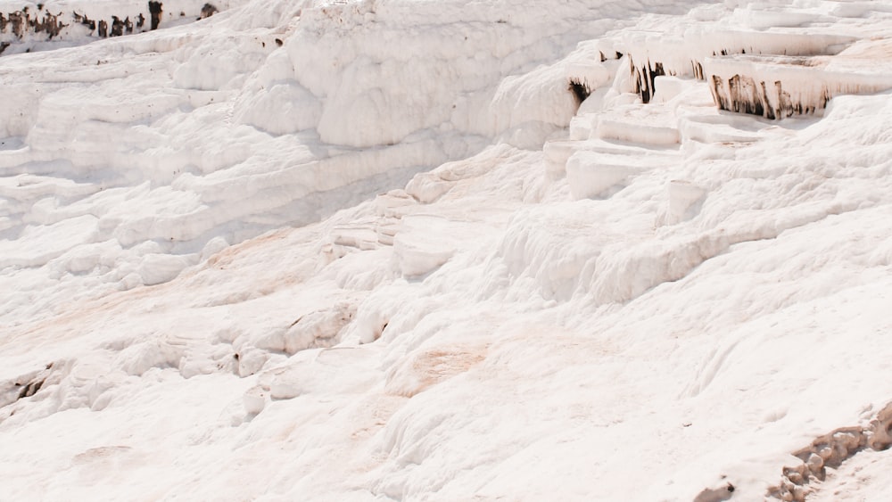 white rock formation during daytime