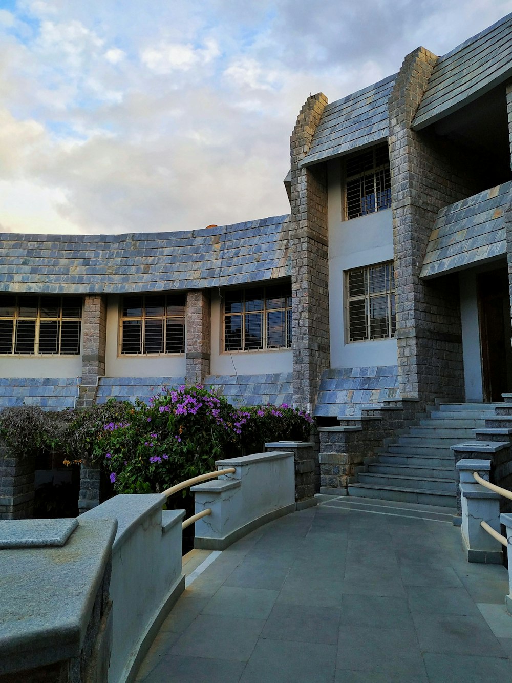 brown and white concrete building