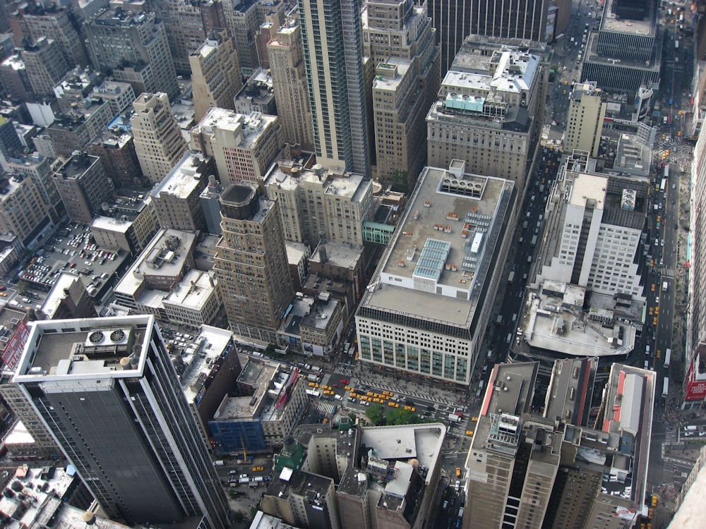 aerial view of city buildings during daytime