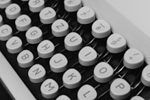 white and black computer keyboard