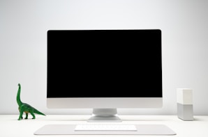 black and white laptop computer