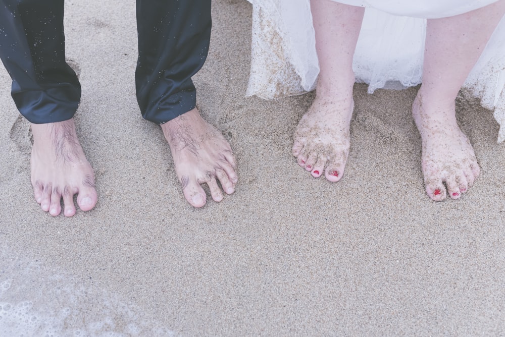 man and woman holding hands