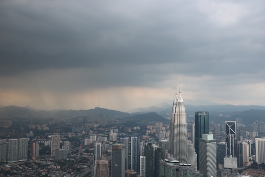 aerial view of city buildings during daytime in KL Tower Malaysia