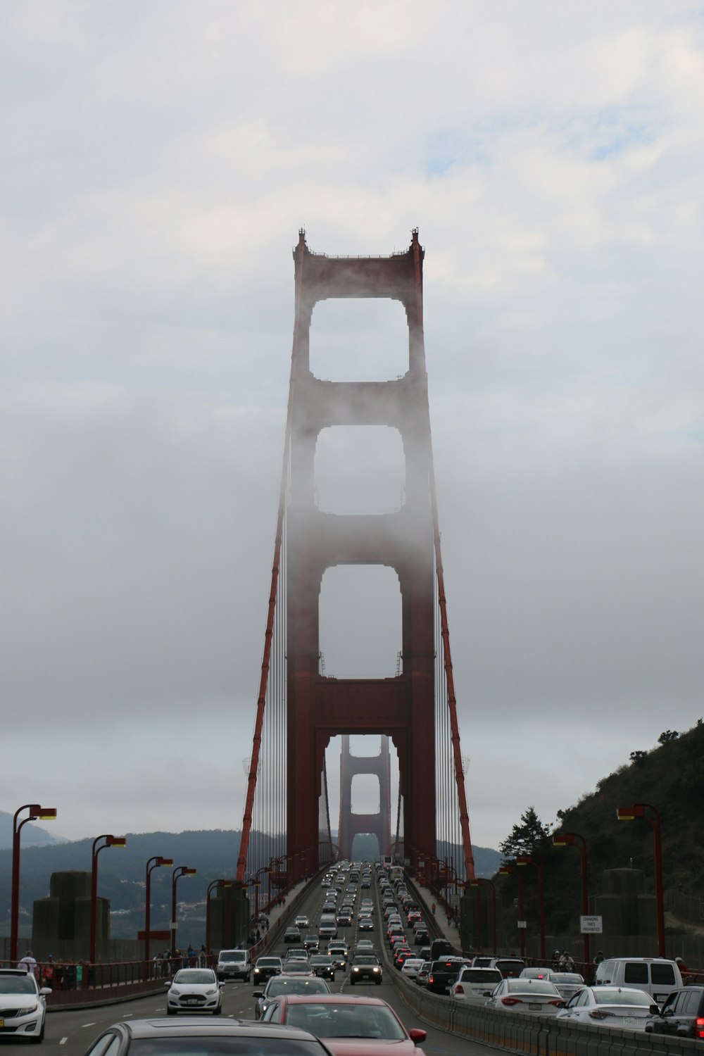 golden gate bridge under white clouds during daytime