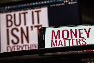 a cell phone sitting on top of a table