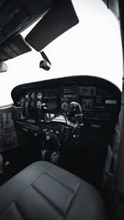 black and gray car interior