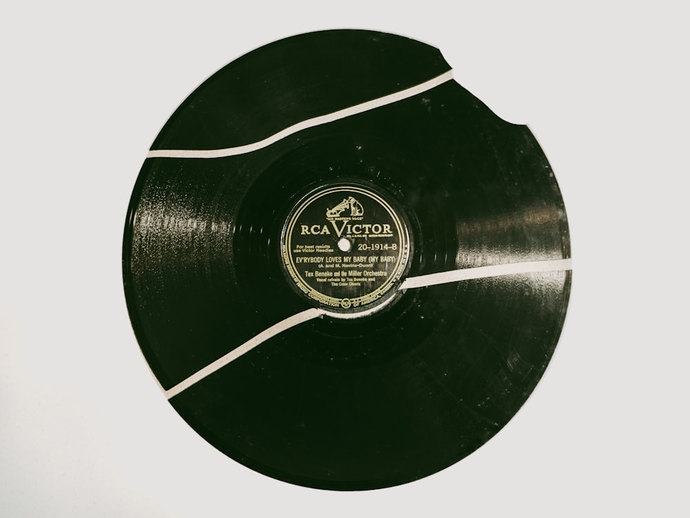 Black vinyl record on vinyl record photo – Free Grey Image on Unsplash