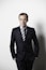 man in black suit jacket