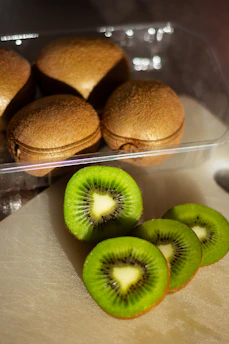 brown cookies on clear glass tray
