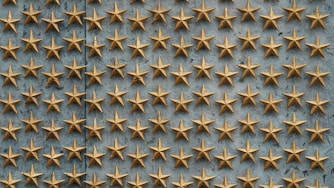 black and white star textile