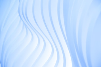 blue and white striped textile