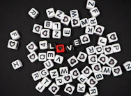 white and black letter letter letter letter letter blocks
