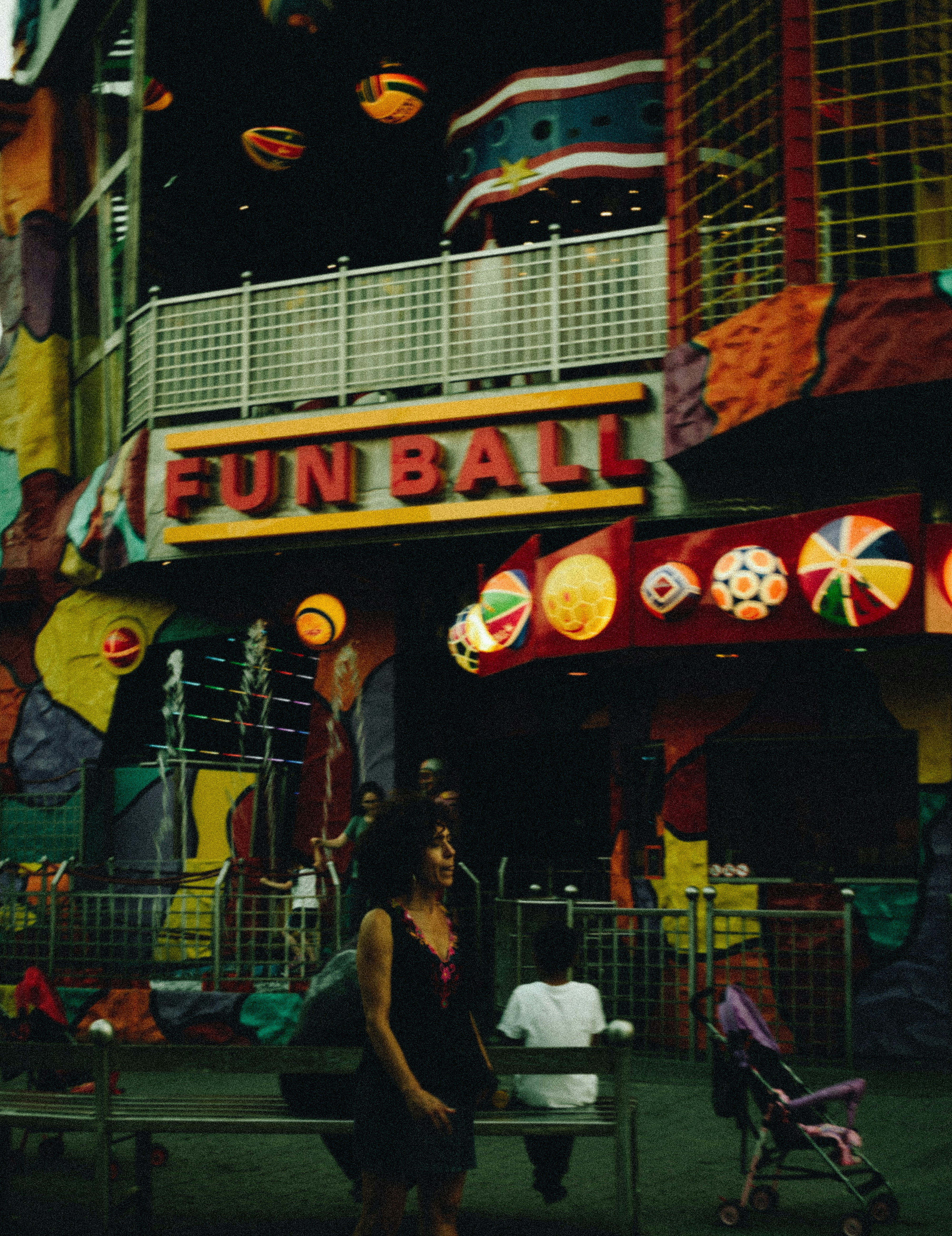 people walking on street during nighttime