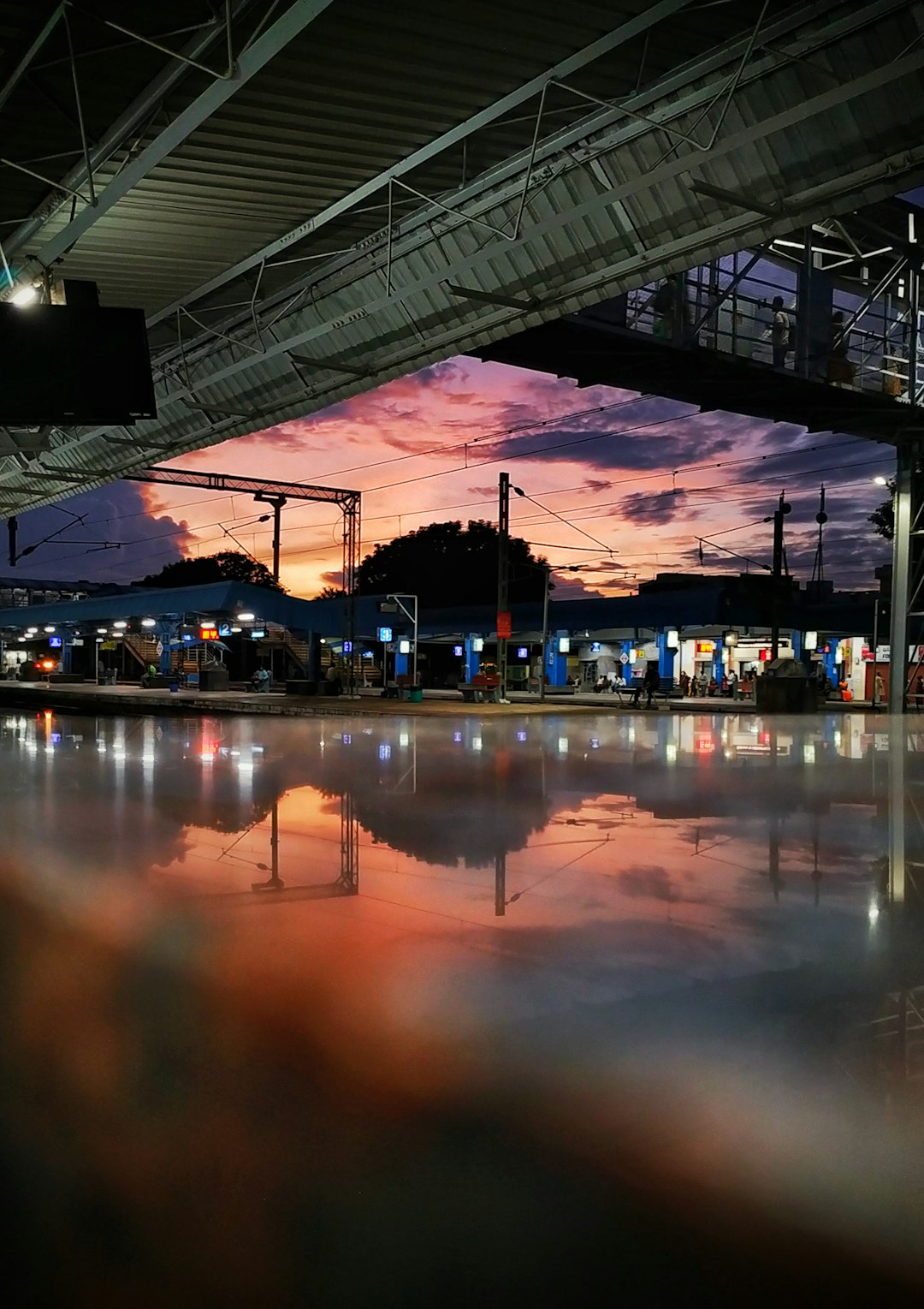 Bridge photo spot Lingampally Railway Station India