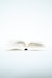 white book page on black surface