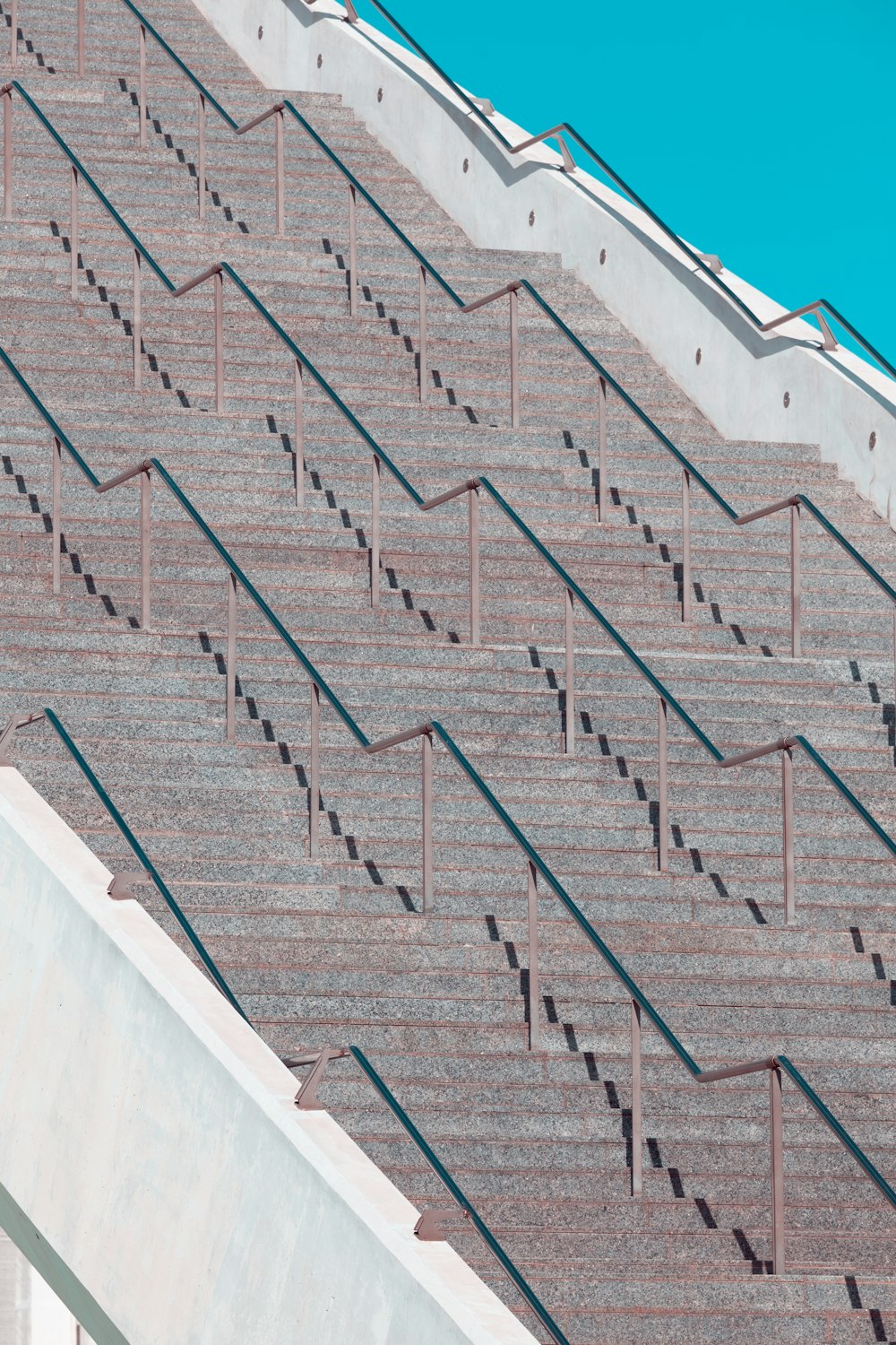 white concrete stairs during daytime