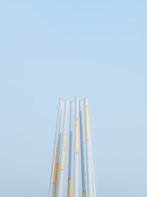 A selection of sturdy construction poles.