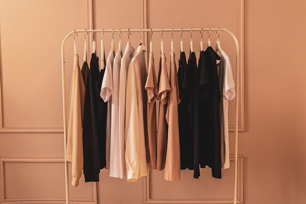 Closet of clothes 