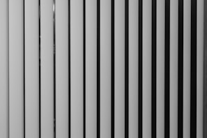 black and white striped textile