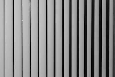 black and white striped textile