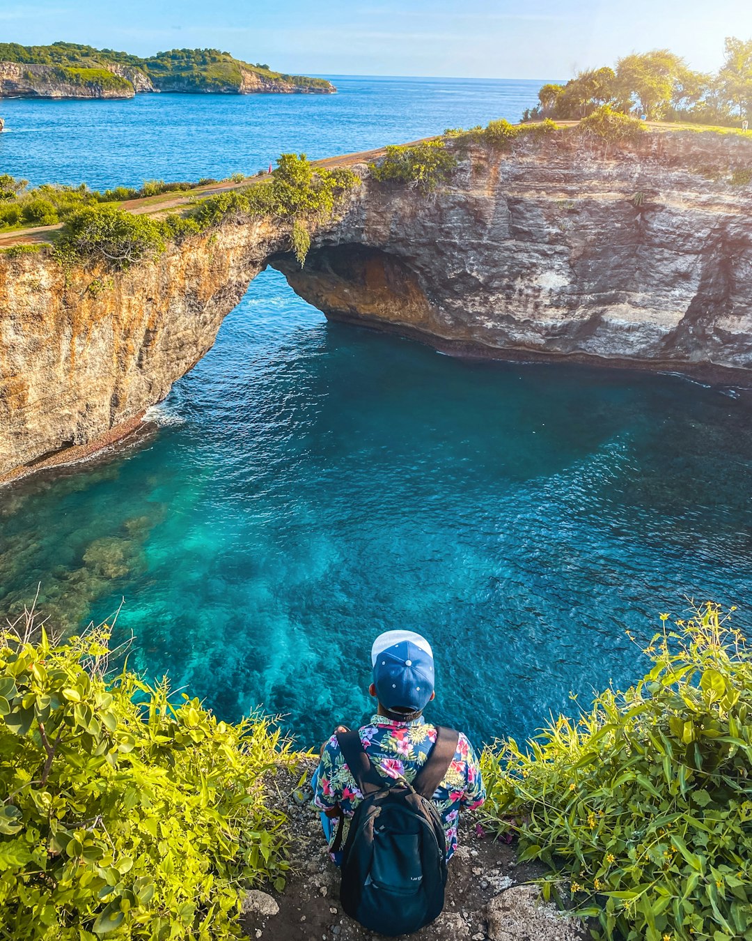 Cliff photo spot Broken Beach Uluwatu Temple