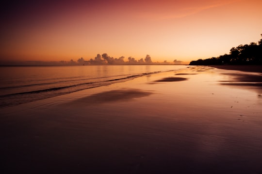 body of water during sunset in Hervey Bay QLD Australia